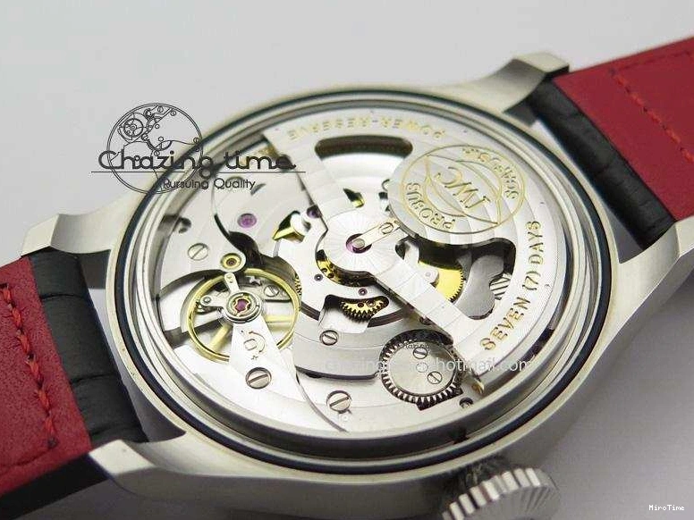 MIROTIME 1226 Big Pilot Real PR IW500433 “Muhammad Ali” ZF Best Edition On Black Leather Strap A UrbanChic 7294